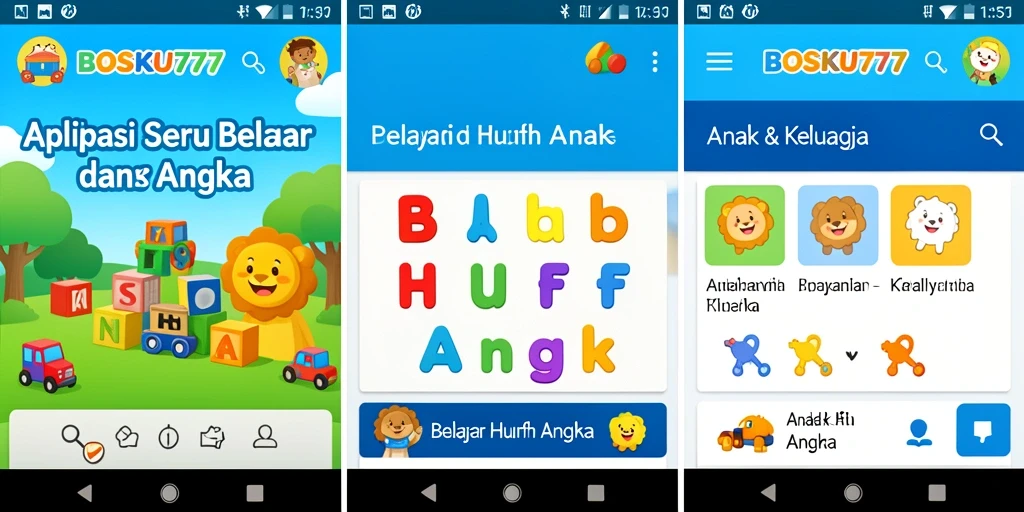 Tampilan antarmuka BOSKU777 yang menarik dan edukatif.