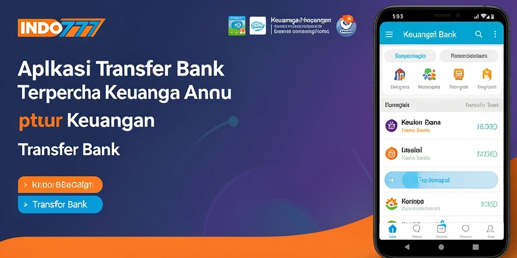 Tampilan antarmuka INDO777 yang sederhana dan efisien untuk transfer bank.