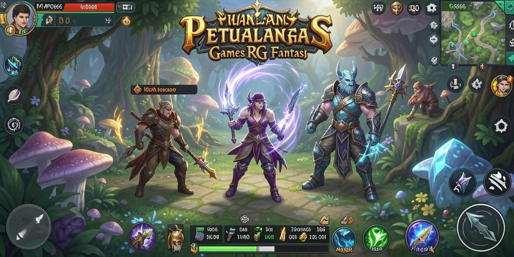 Tampilan antarmuka permainan RPG MPO666 yang menarik dan interaktif.