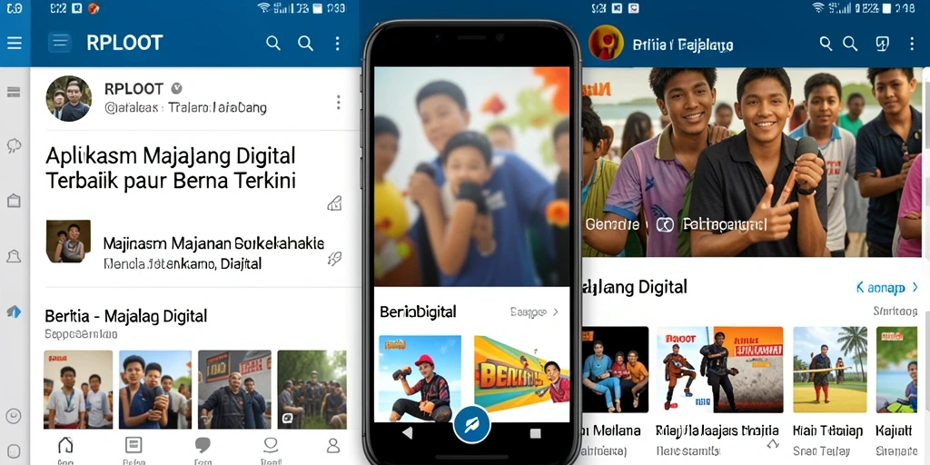 Antarmuka RPLOOT yang menarik dan interaktif untuk majalah digital.